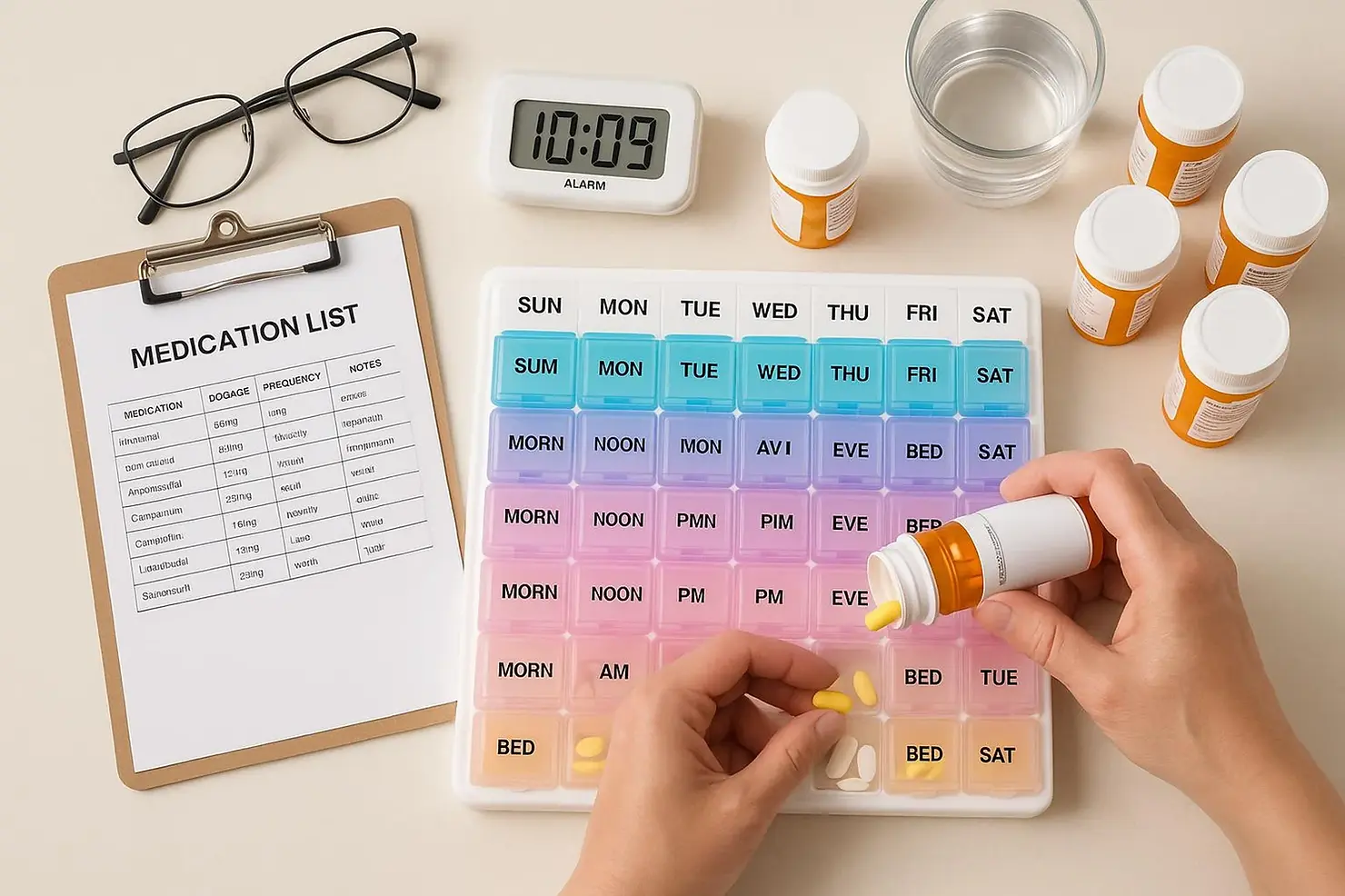 Medication management system for seniors with multiple chronic conditions 