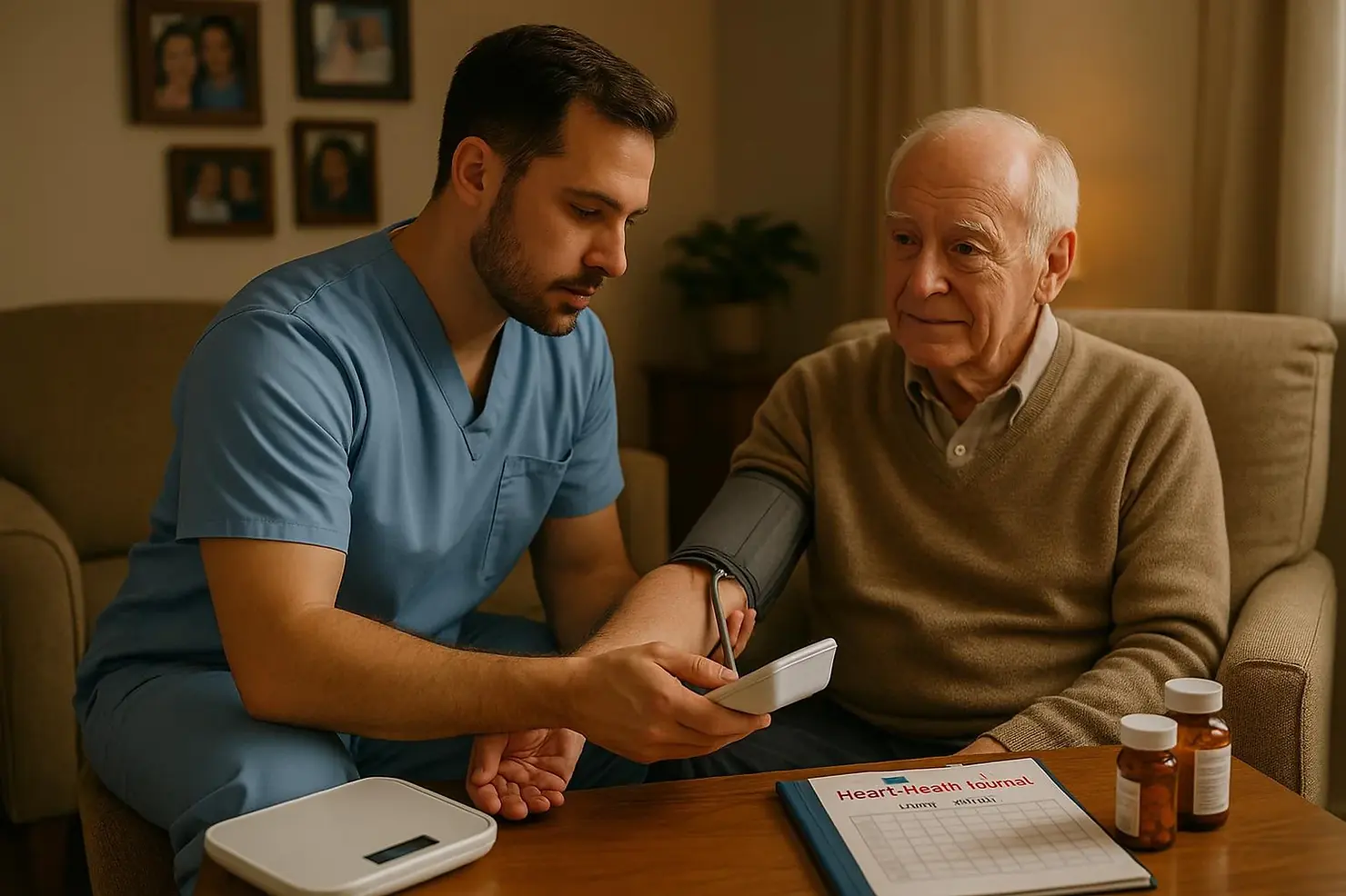 Home health monitoring for heart disease management in Victoria BC seniors 