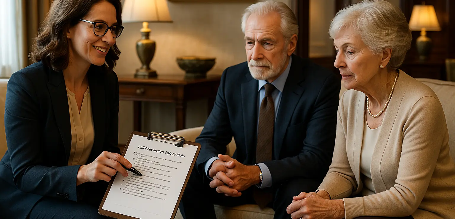 Professional safety planning and documentation services for fall risk assessment in Victoria BC