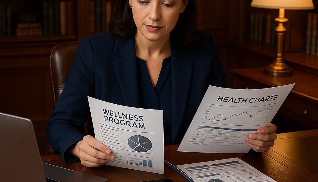 Professional wellness program management and health coordination documentation in Victoria BC