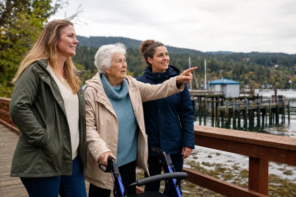 Waterfront scenic drives for Chemainus senior home care