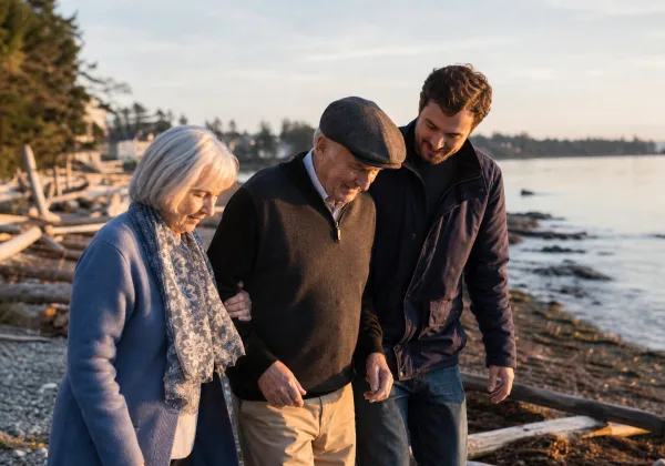 Cordova Bay senior home care near Cordova Bay Beach