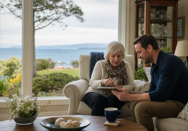Cordova Bay senior home care for senior homeowners