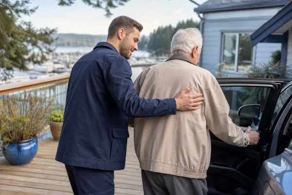Medical appointment transportation for Crofton senior home care