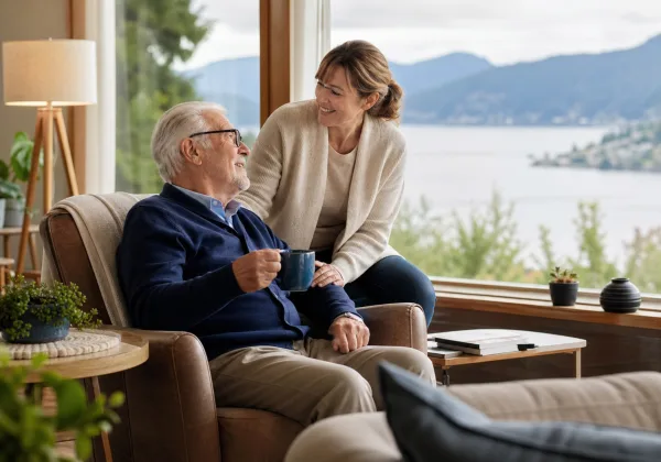 Deep Cove senior home care aging in place support