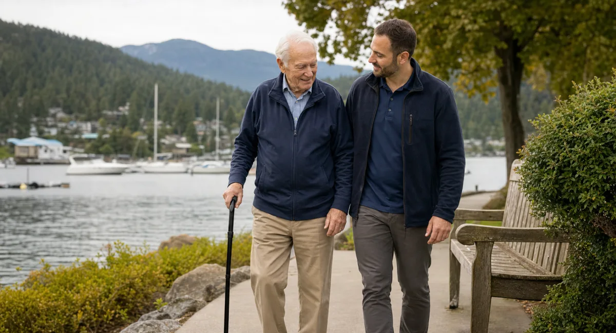 Deep Cove lifestyle support and companion care for seniors
