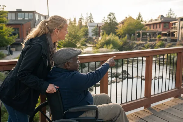 Downtown Duncan outings for Duncan senior home care