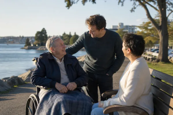 Ross Bay peaceful outing for Fairfield senior home care
