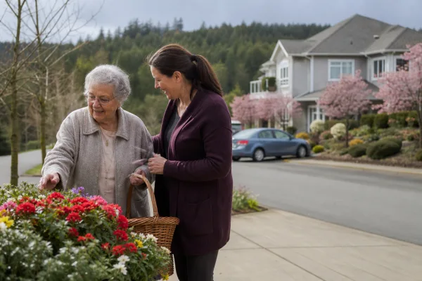 Hillside shopping outing for Fernwood Hillside senior home care