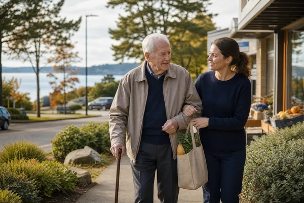 Gordon Head senior home care shopping and errands