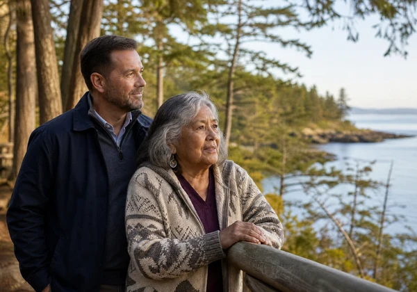 Highlands senior home care near forest and nature