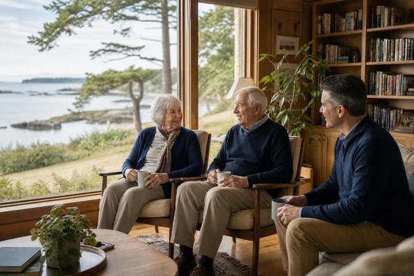Dallas Road waterfront walks with senior companion care