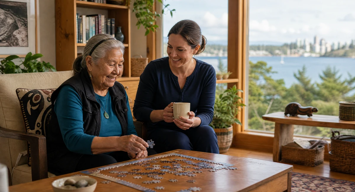 Companion care and lifestyle support for seniors in James Bay