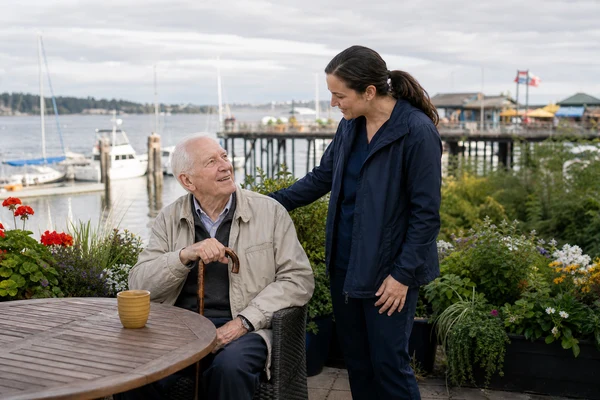 James Bay local cafes and shops for seniors