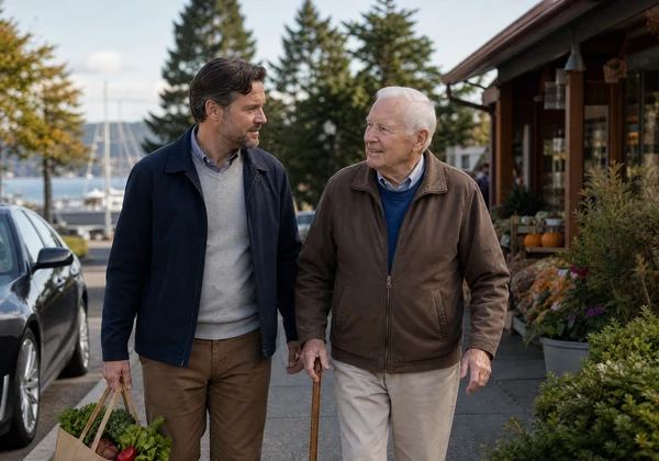 Keating Turgoose senior home care near the Central Saanich business corridor