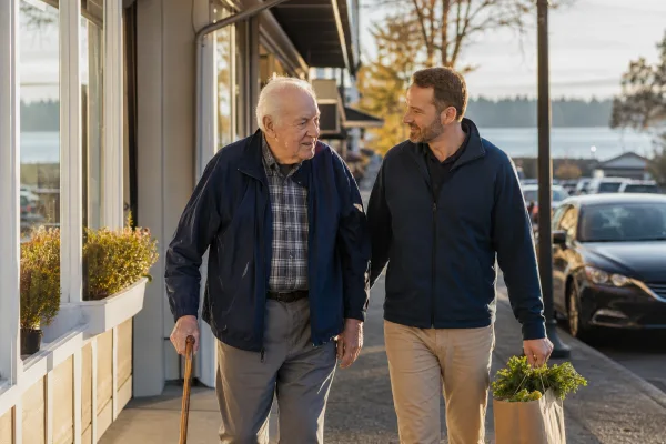 Local errands and shopping with Ladysmith senior home care