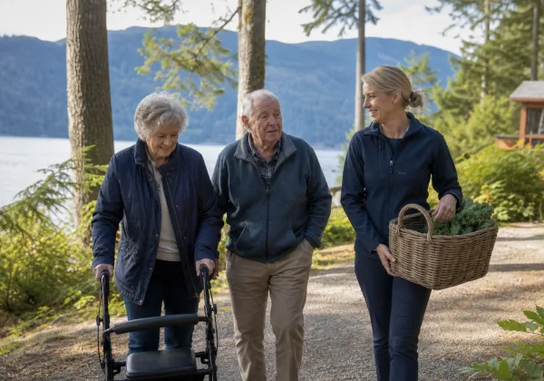 Lake Cowichan senior home care for rural seniors in the western valley
