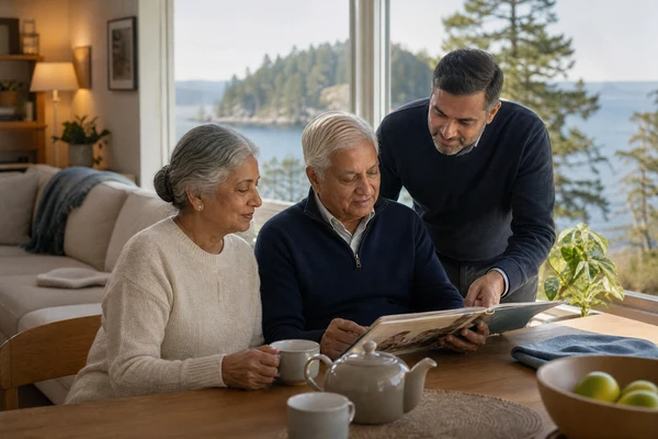 Family peace of mind with Mayne Island senior home care