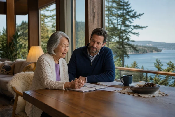 Ferry travel planning for Mayne Island senior home care