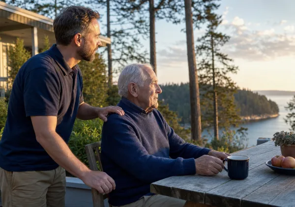 Mayne Island senior home care for peaceful island lifestyle support