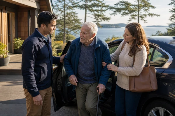 Medical appointment transportation for Nanaimo senior home care