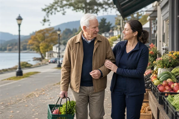 Duncan errands for North Cowichan senior home care