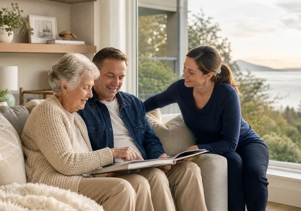 North Cowichan senior home care near nature and rural roads
