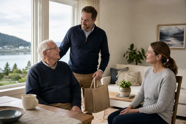 Family peace of mind with Cowichan Bay senior home care