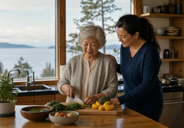 Pender Island senior home care for island lifestyle support