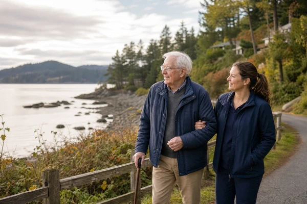 Pender Island scenic drives for Pender Island senior home care