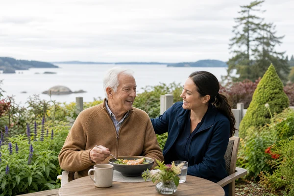 Brentwood Bay outing near Saanichton senior home care