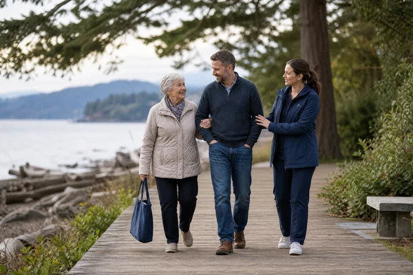 Saanichton Village outing for Saanichton senior home care