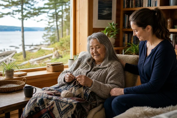 At home support for Saturna Island senior home care