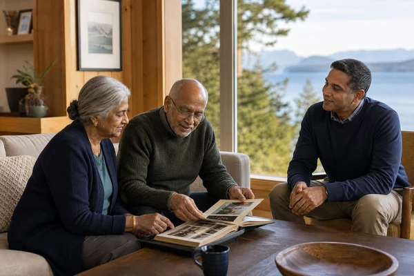 Community connection for Saturna Island senior home care