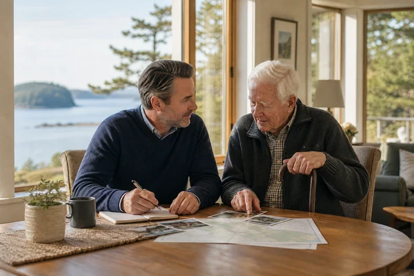 Family peace of mind with Saturna Island senior home care