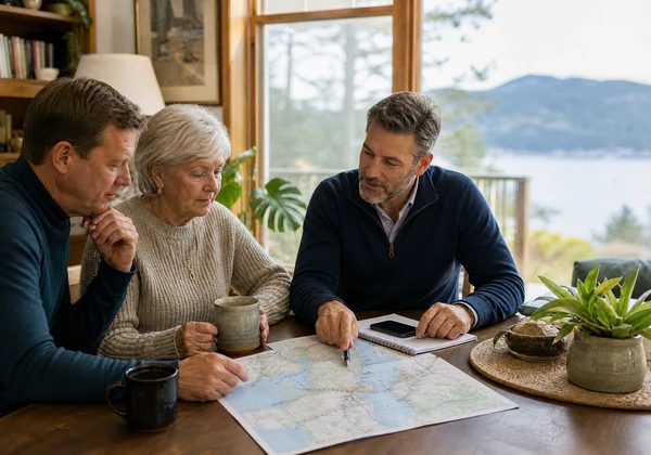 Saturna Island senior home care ferry and appointment planning