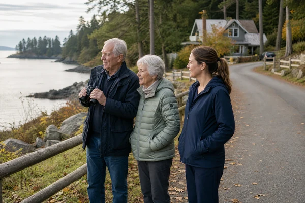 Saturna Island scenic drives for Saturna Island senior home care