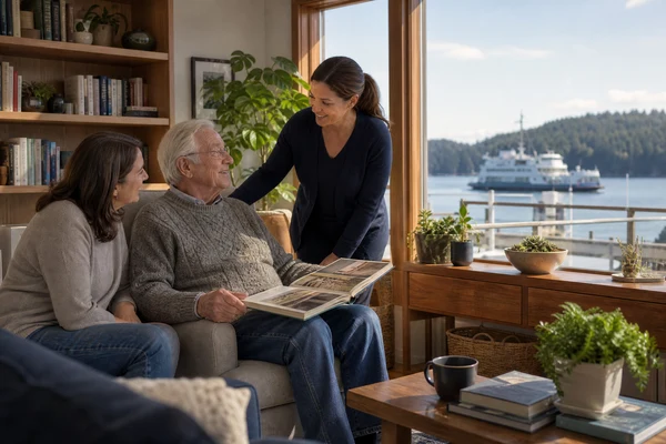 At home support for Swartz Bay senior home care