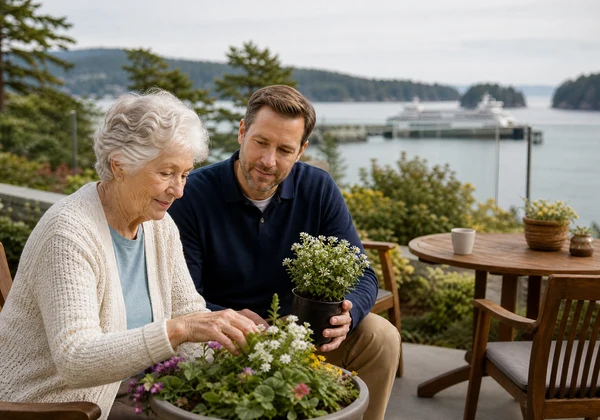Swartz Bay senior home care in coastal North Saanich