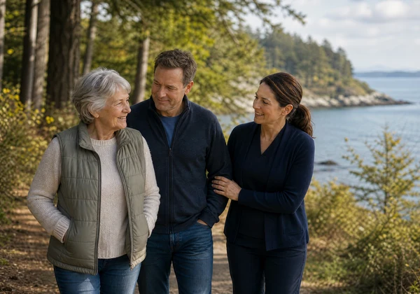 Swartz Bay senior home care near the ferry terminal area