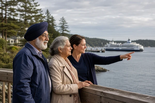 Swartz Bay ferry terminal views for Swartz Bay senior home care
